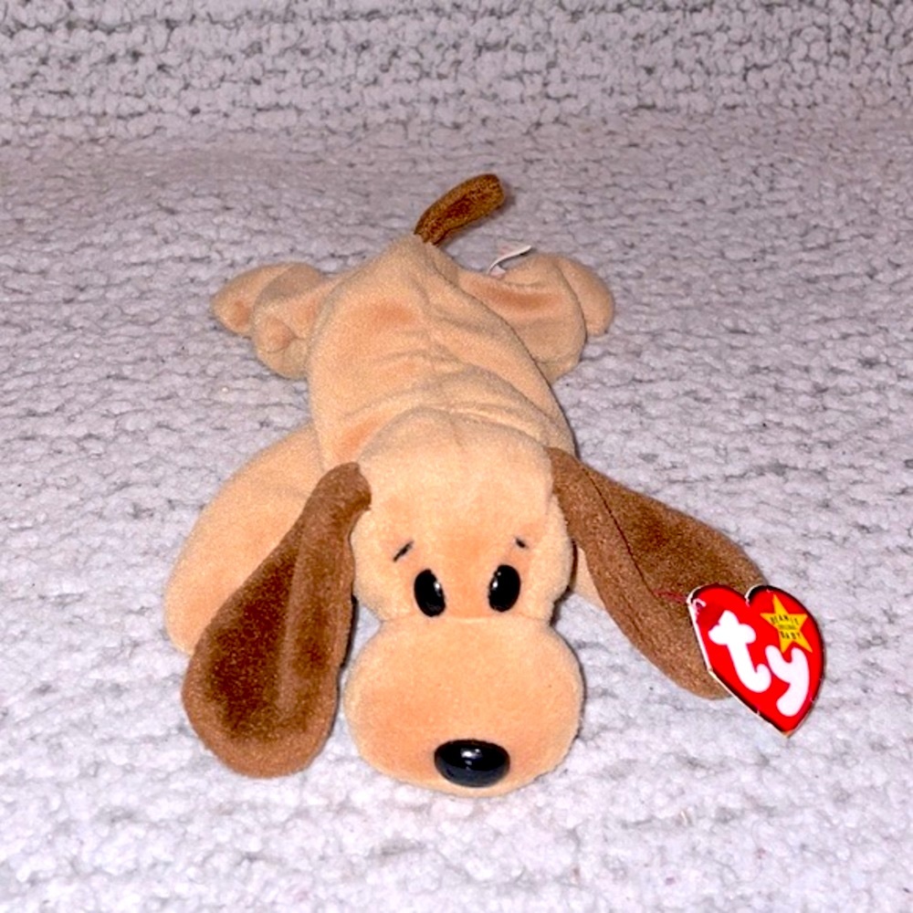 Vintage TY Bones the Dog Beanie Baby 1993